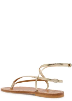Abako metallic leather sandals
