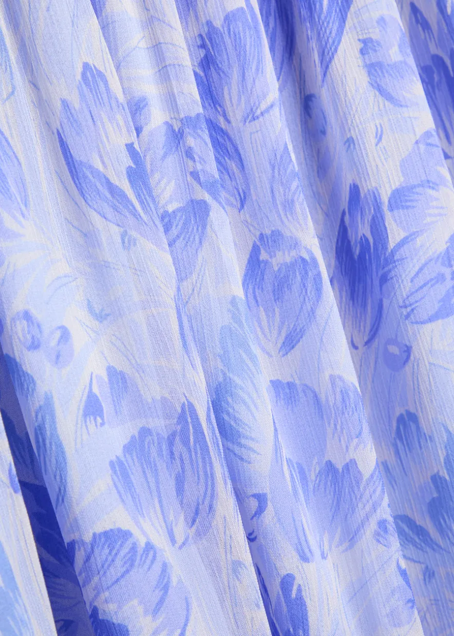 Abi floral-print chiffon maxi dress