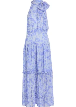 Abi floral-print chiffon maxi dress