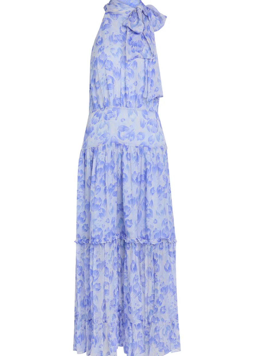 Abi floral-print chiffon maxi dress
