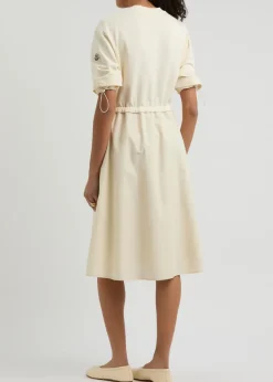 Abito cotton and woven midi dress