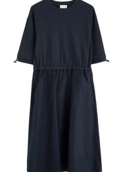Abito cotton and woven midi dress