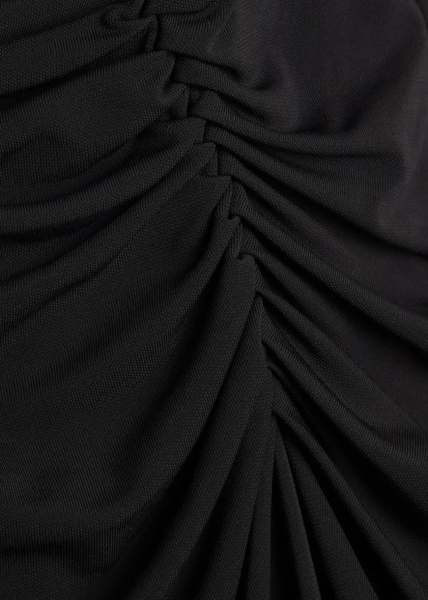 Acacia draped jersey maxi dress