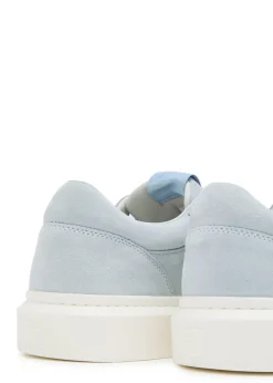 Ace chevron-knit suede sneakers
