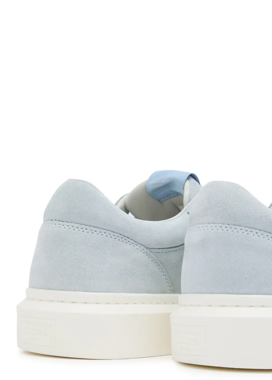 Ace chevron-knit suede sneakers