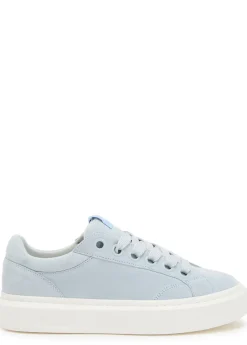 Ace chevron-knit suede sneakers