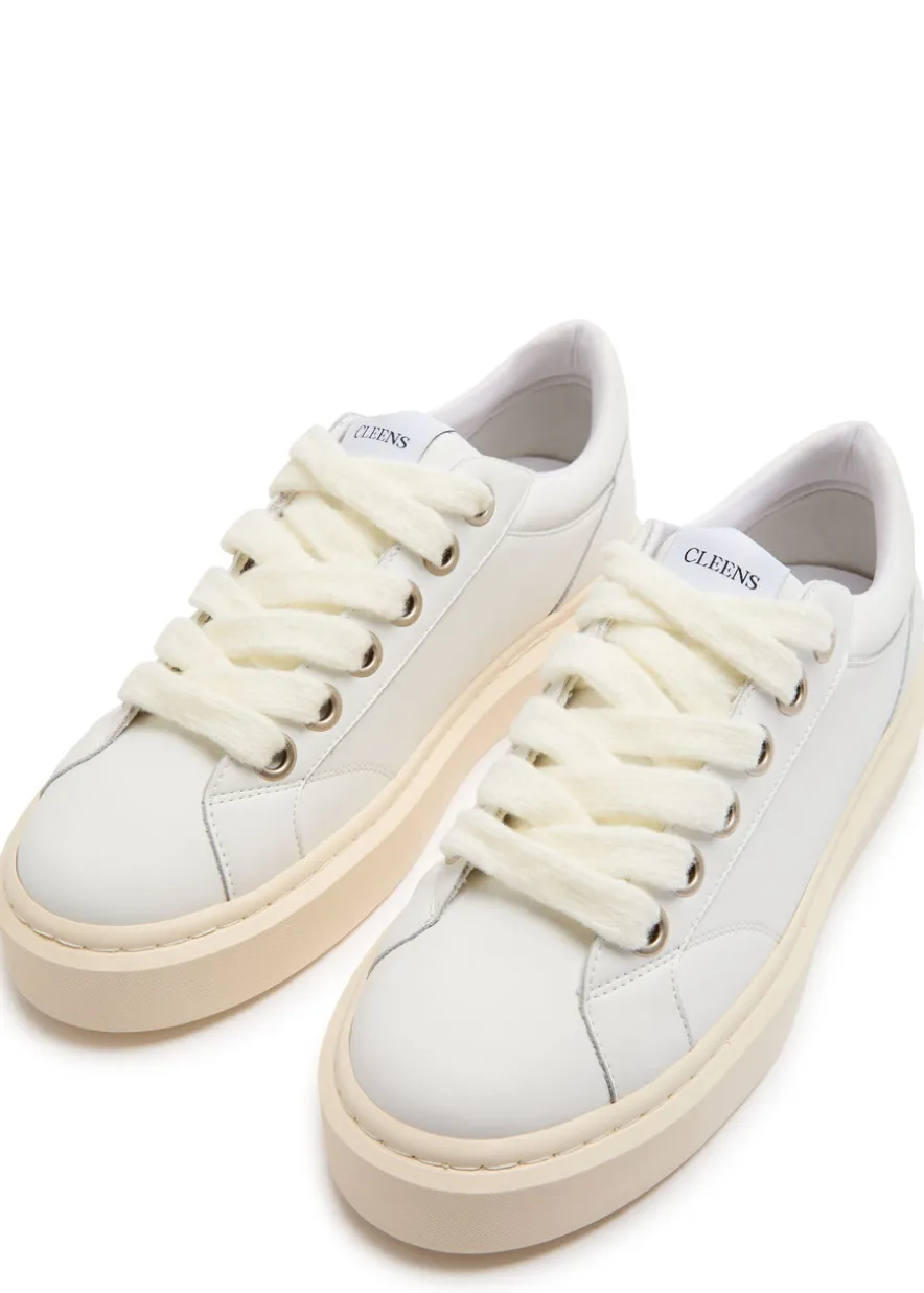 Ace chunky-lace leather sneakers