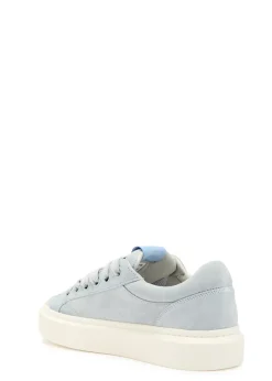 Ace panelled leather and suede sneakers