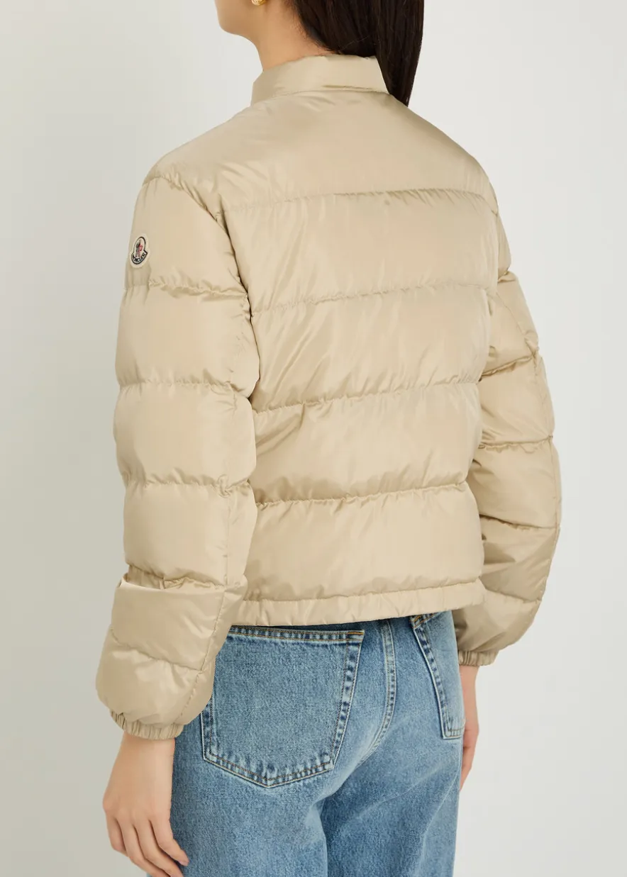 Achillee padded panelled nylon jacket