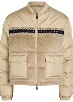 Achillee padded panelled nylon jacket