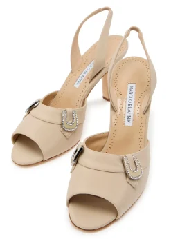 Acinta 90 crepe de chine sandals