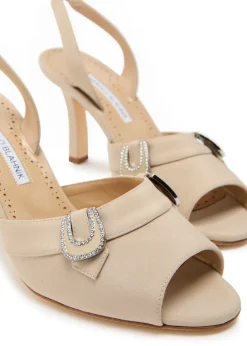 Acinta 90 crepe de chine sandals