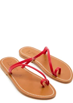 Actium leather sandals