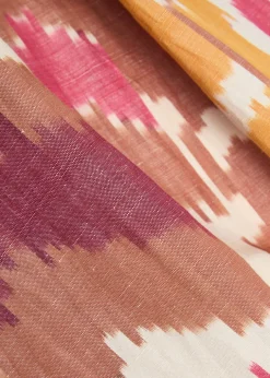 Adele printed wide-leg trousers