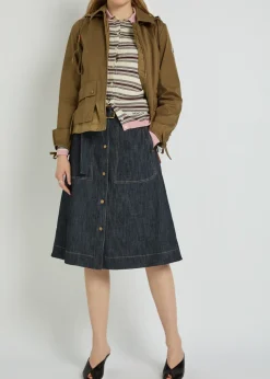 Adenium hooded woven jacket
