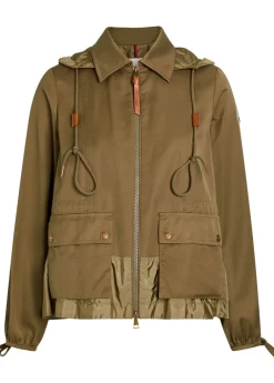 Adenium hooded woven jacket