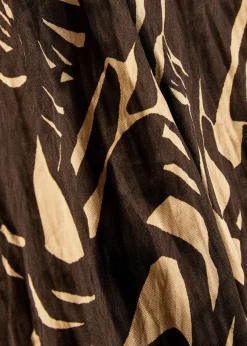 Adore printed crinkled satin midi dress