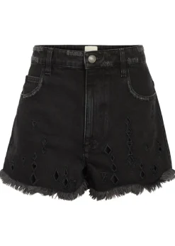 Aecia cut-out denim shorts