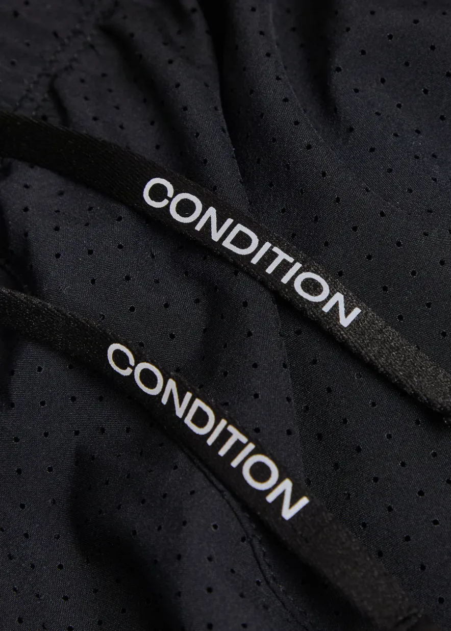 Aero perforated stretch-jersey shorts