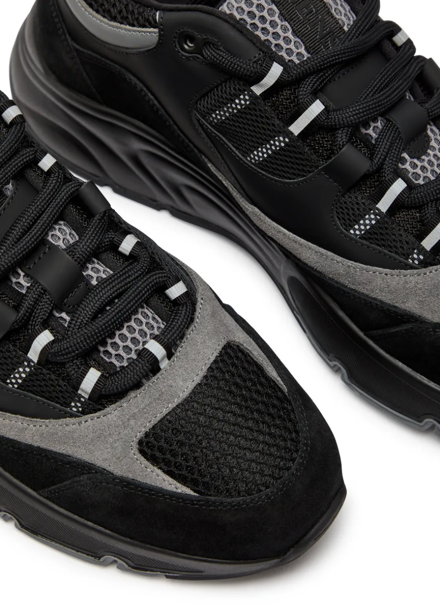 Aero Runner panelled mesh sneakers