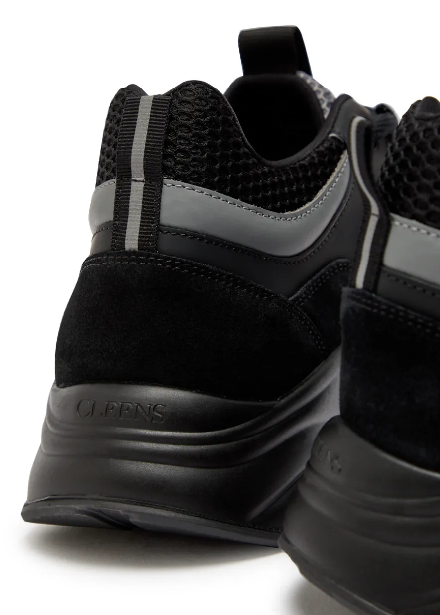 Aero Runner panelled mesh sneakers