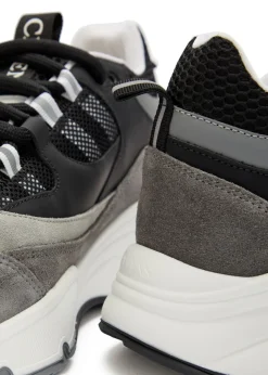 Aero Runner panelled mesh sneakers