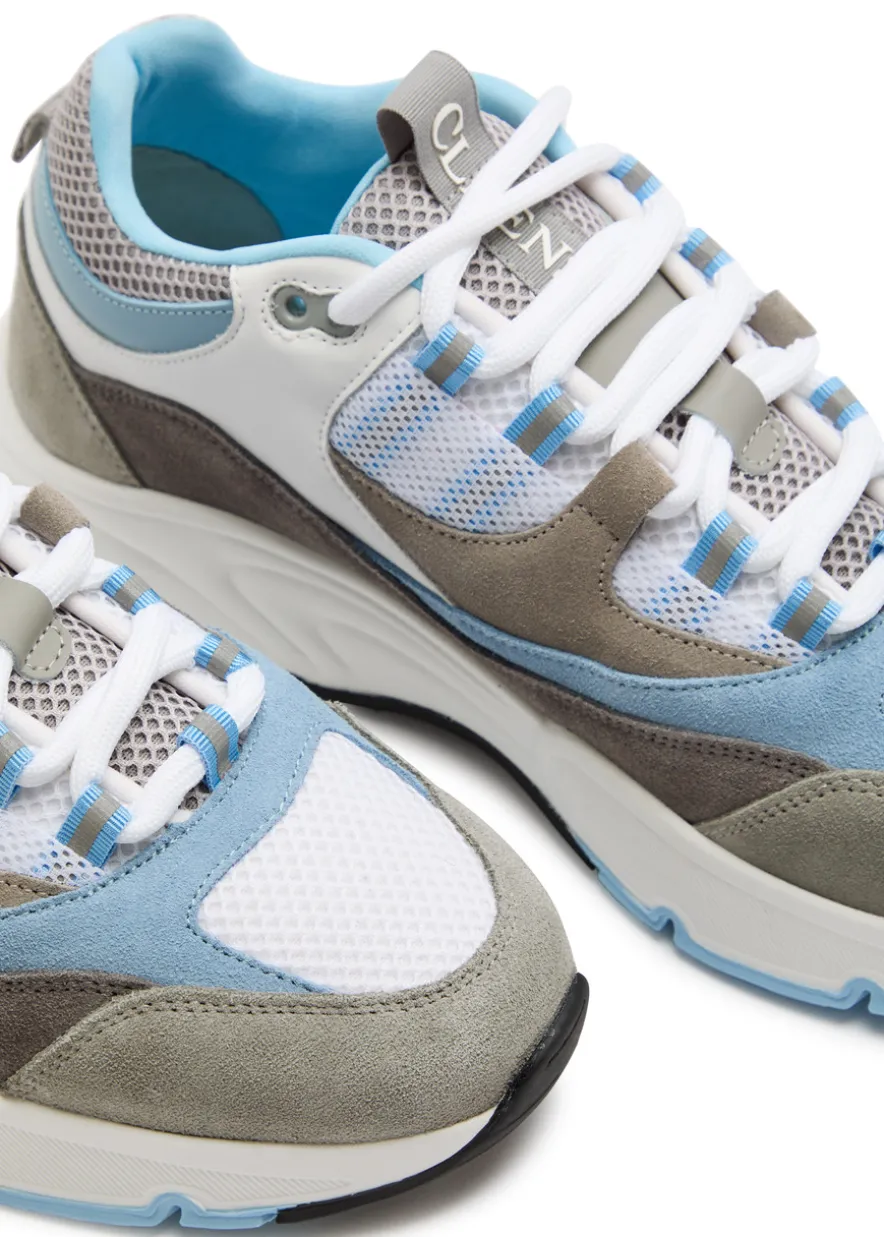 Aero Runner panelled mesh sneakers