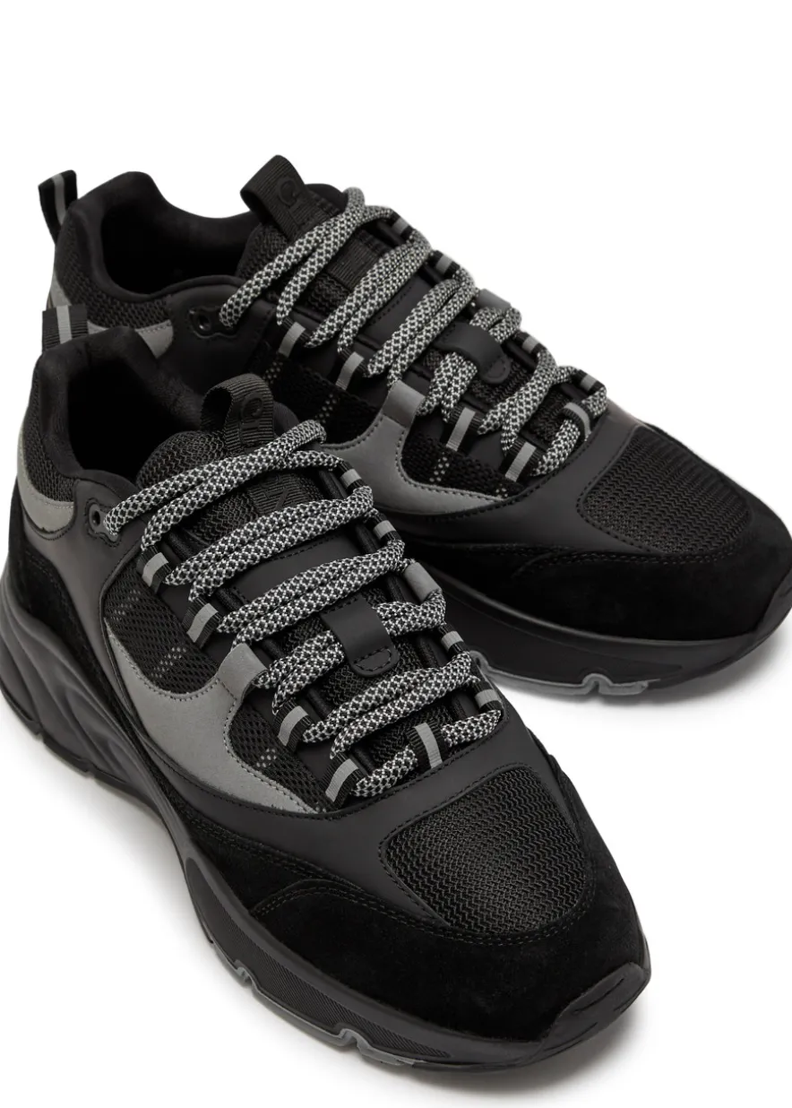 Aero Runner panelled mesh sneakers