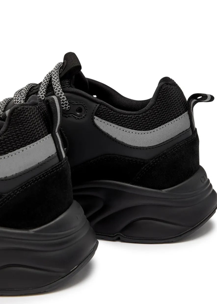 Aero Runner panelled mesh sneakers
