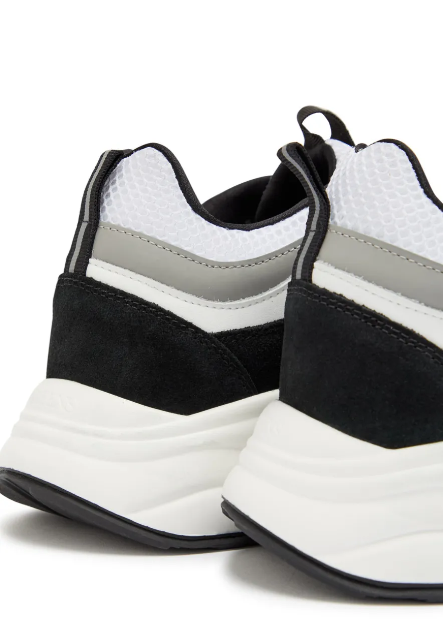 Aero Runner panelled mesh sneakers