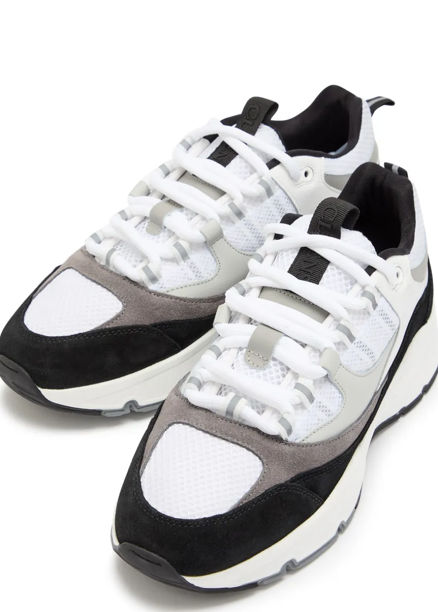 Aero Runner panelled mesh sneakers