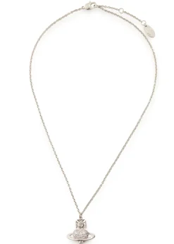 Agantha Bas Relief pavé necklace