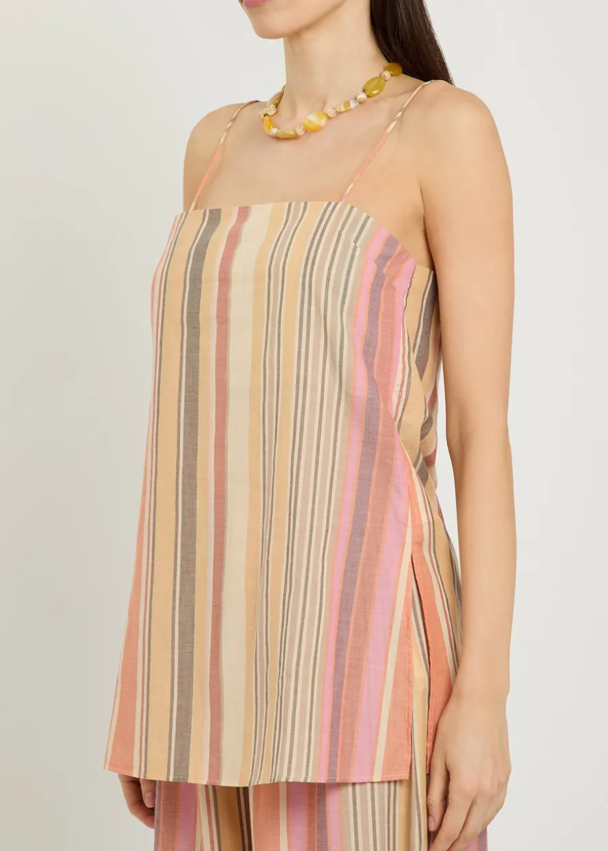 Aina striped cotton top