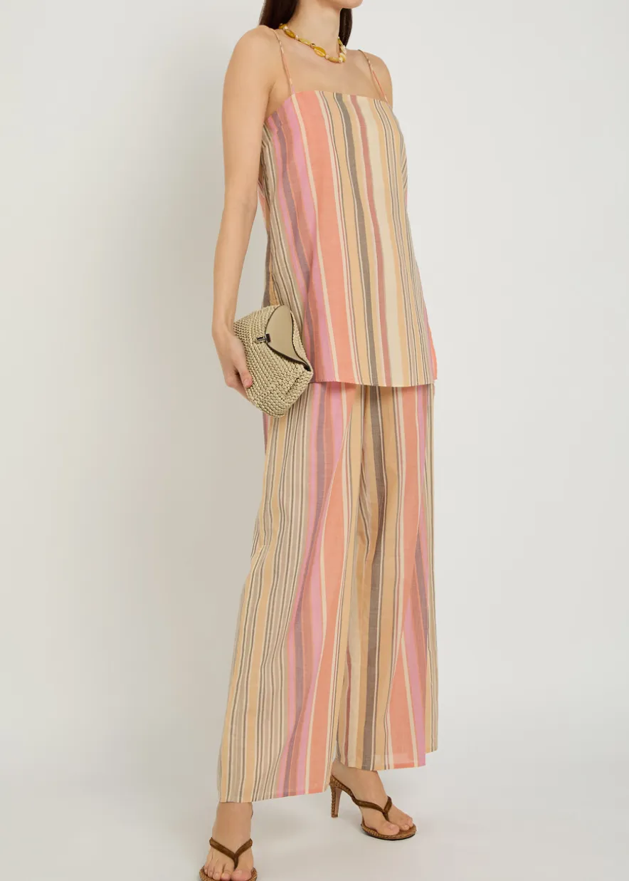 Aina striped cotton top