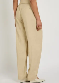 Aix tapered-leg woven trousers