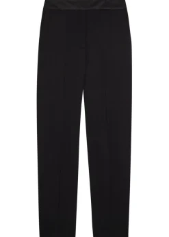 Aix tapered stretch-crepe trousers