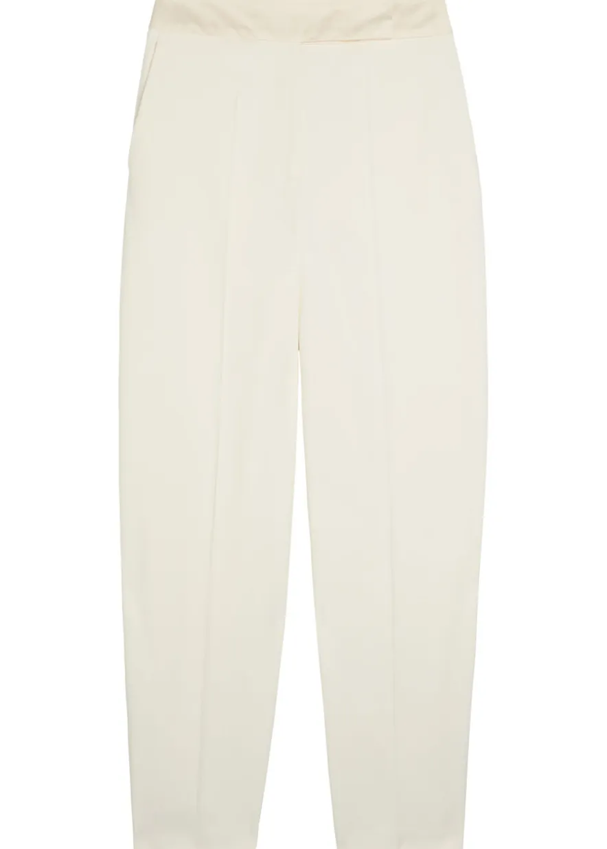 Aix tapered stretch-crepe trousers