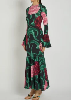 Alba floral-print stretch-jersey maxi dress