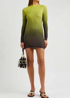 Alba ombré jersey mini dress