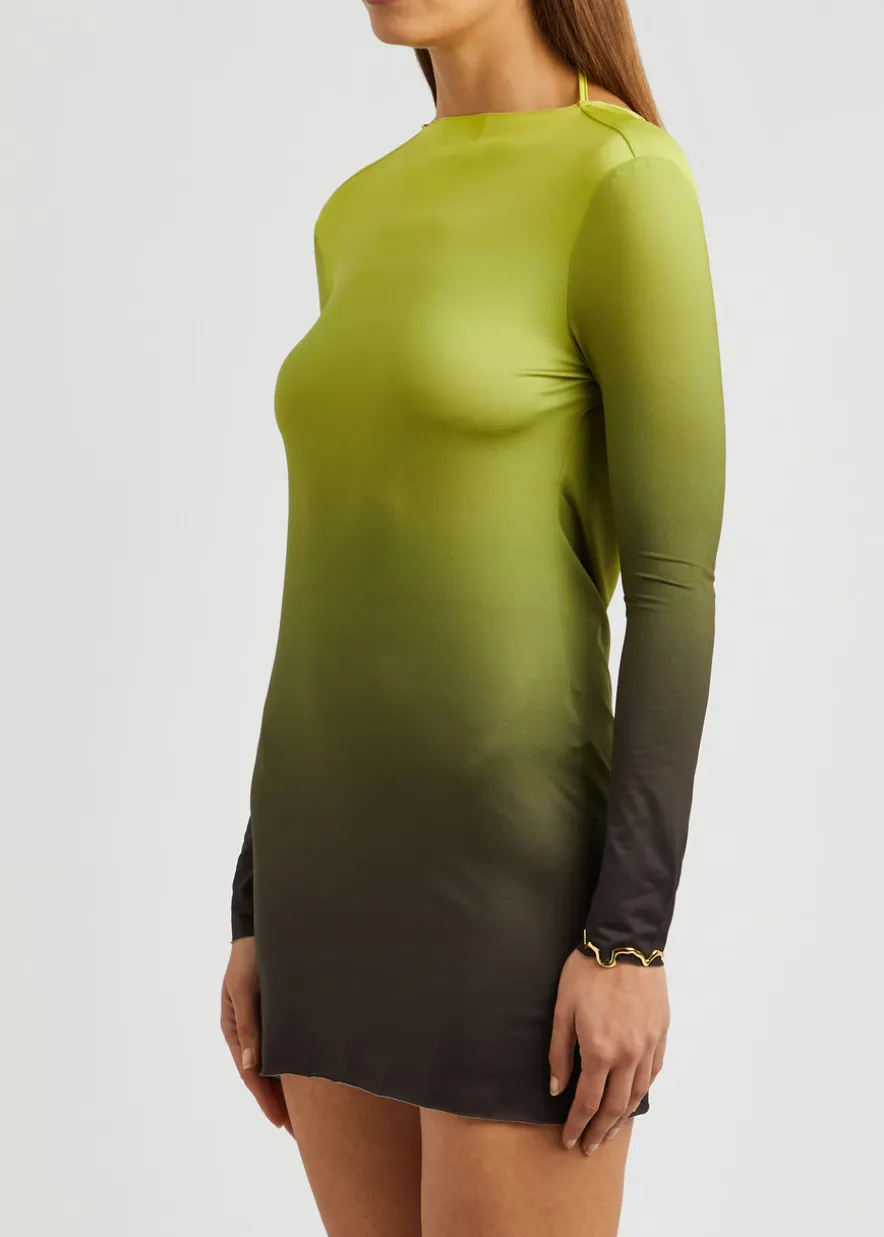 Alba ombré jersey mini dress