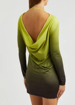 Alba ombré jersey mini dress