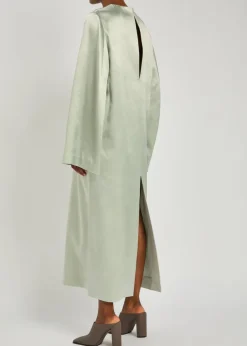 Alba satin midi dress