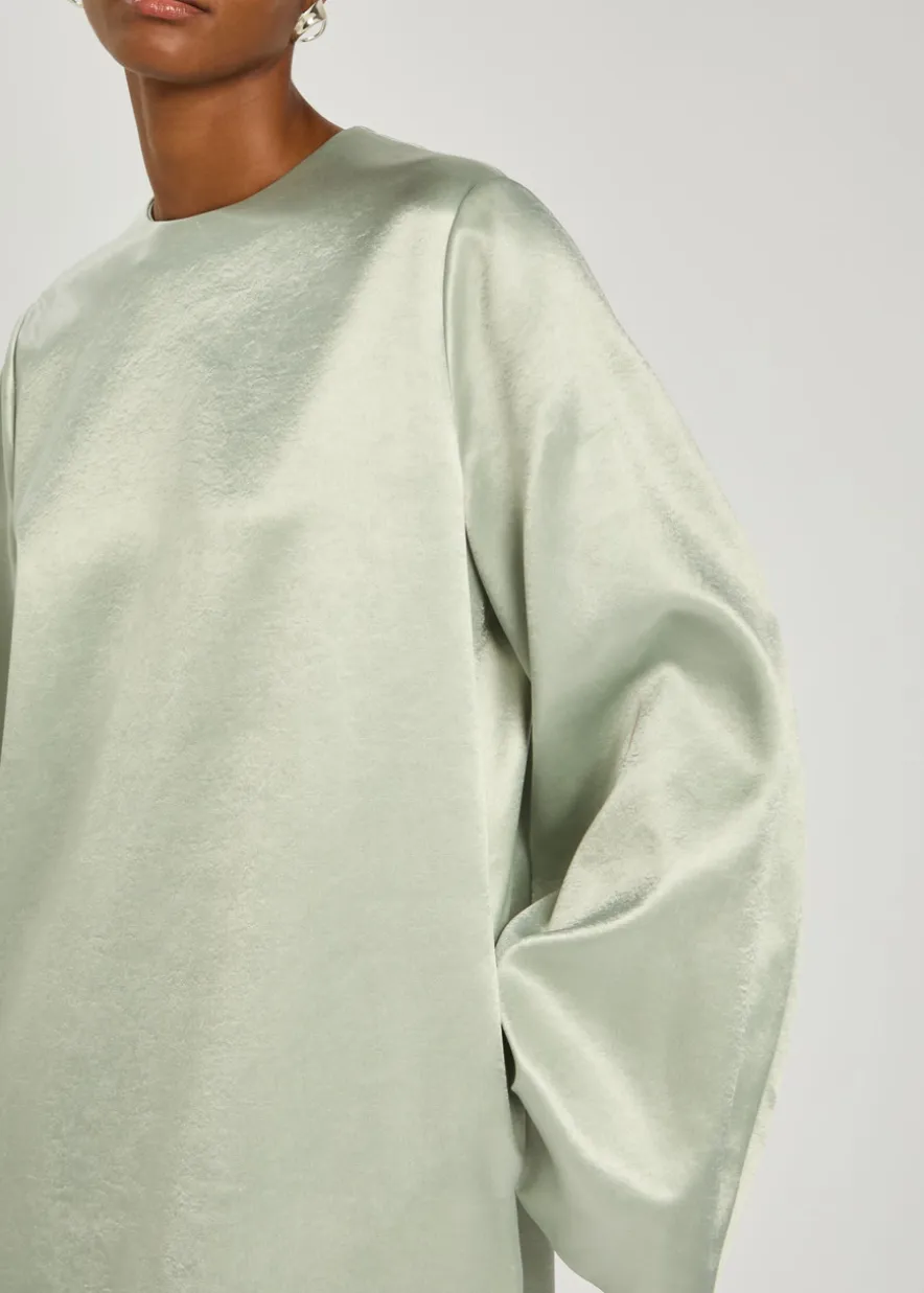 Alba satin midi dress