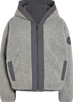 Alberni reversible fleece bomber jacket
