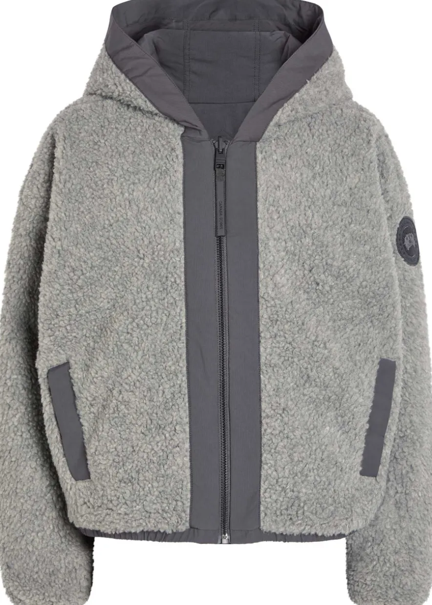 Alberni reversible fleece bomber jacket