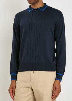 Albie striped merino wool cardigan