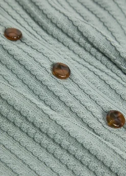 Alegria cable-knit silk-blend polo top