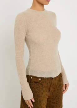 Alessia wool and cashmere-blend top
