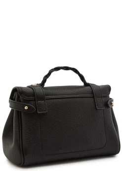 Alexa mini grained leather top handle bag