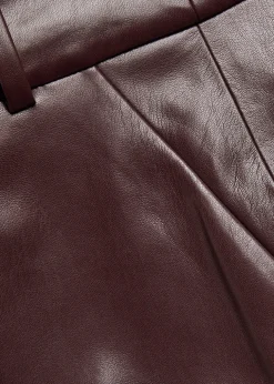 Alexander wide-leg faux leather trousers